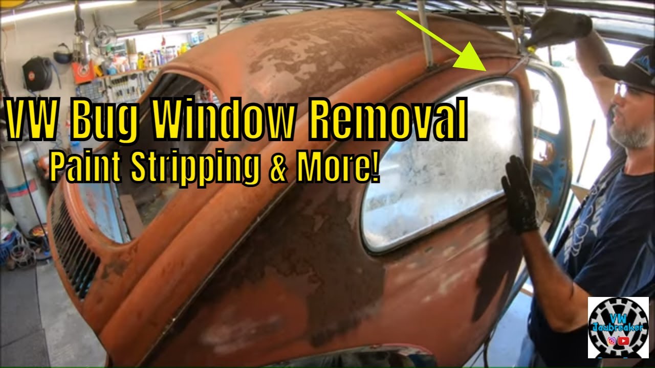 Снятие стёкол VW Beetle, съёмники и многое другое! Ржавый самодельный Volksrod – Baja / Franken B...