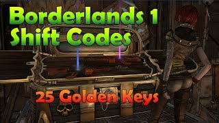 Borderlands 1 Shift Codes 25 Golden Keys All Platforms