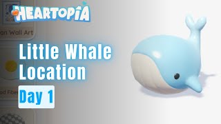 Day 1 Hidden Whale! Little Whale Location & Bonus Reward Guide in Heartopia screenshot 1