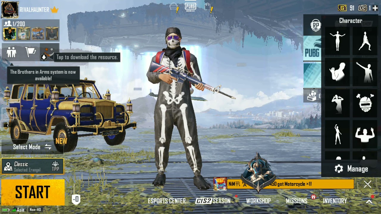 PUBG MOBILE-New Lobby Theme Song Flora Menance