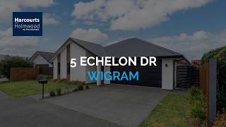 FOR SALE  |  5 Echelon Drive, Wigram  |  Jack Marshall & Jan Morley, Harcourts Holmwood