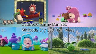 Cartoon Characters Crying Saddest Tearest Weeping Minibods Oddbods Sunny Bunnies