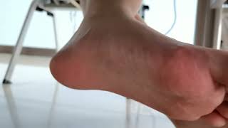 Close Up Candid Girl Feet