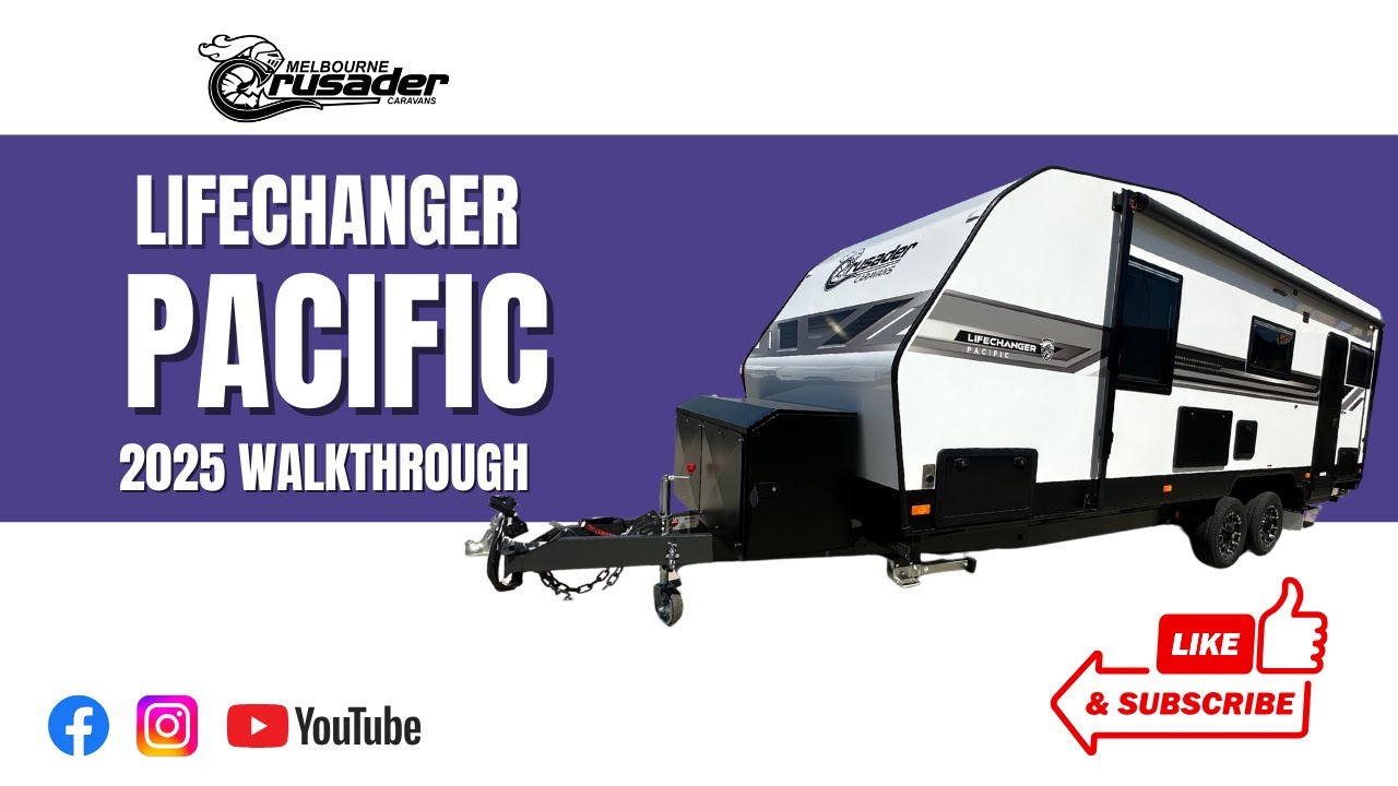Crusader Caravans Lifechanger Pacific | Rear Club Lounge | 22' Caravan XPS Fibreglass Composite