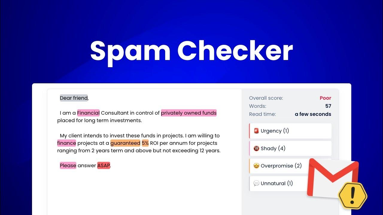 Spam Checker Write Better Email Messages YouTube