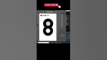 How to create Infinity Symbol in Adobe Illustrator| simple design #shorts
