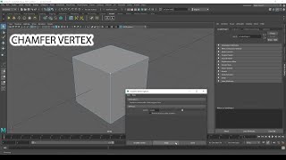 Autodesk Maya 2020, Chamfer Vertex