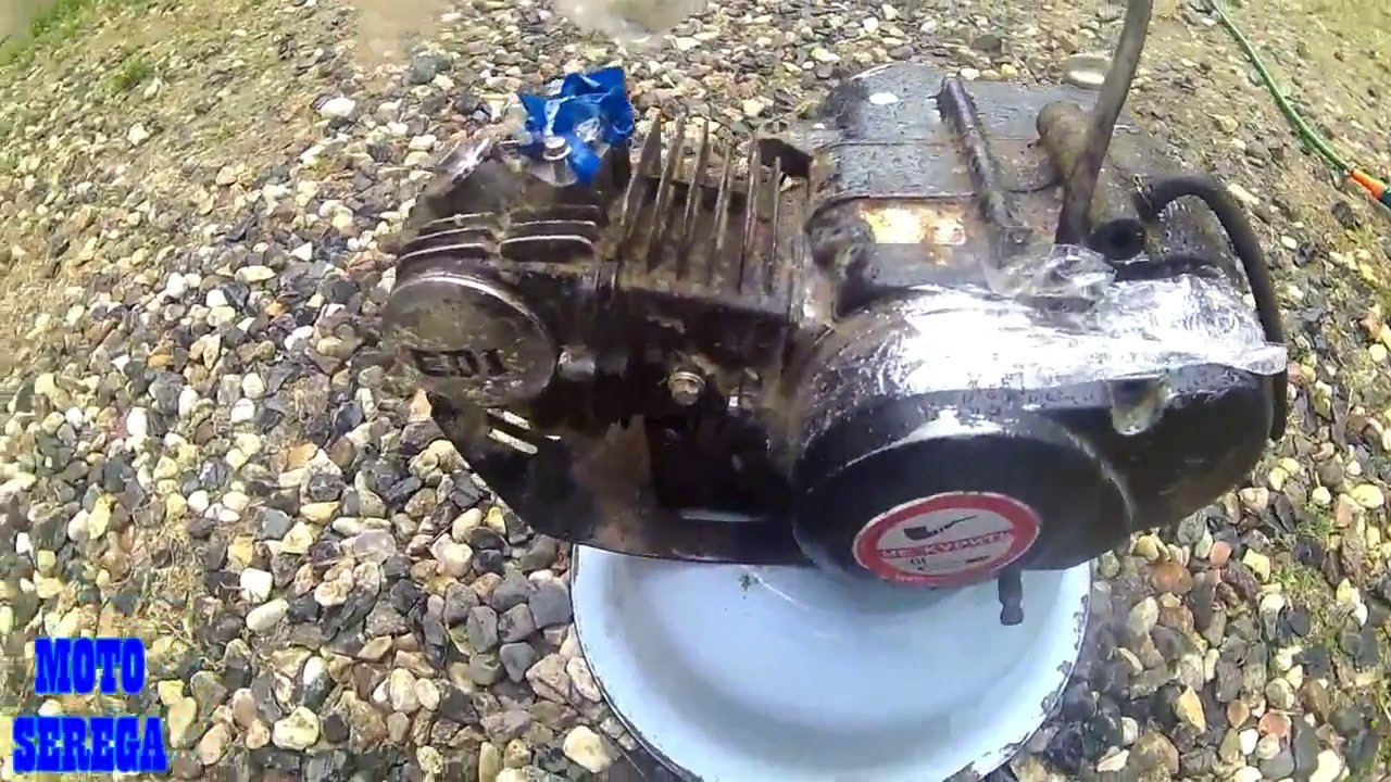 #Ремонт [IRBIS TTR 125]-\"снимаем двигатель с мотоцикла\" - YouTube