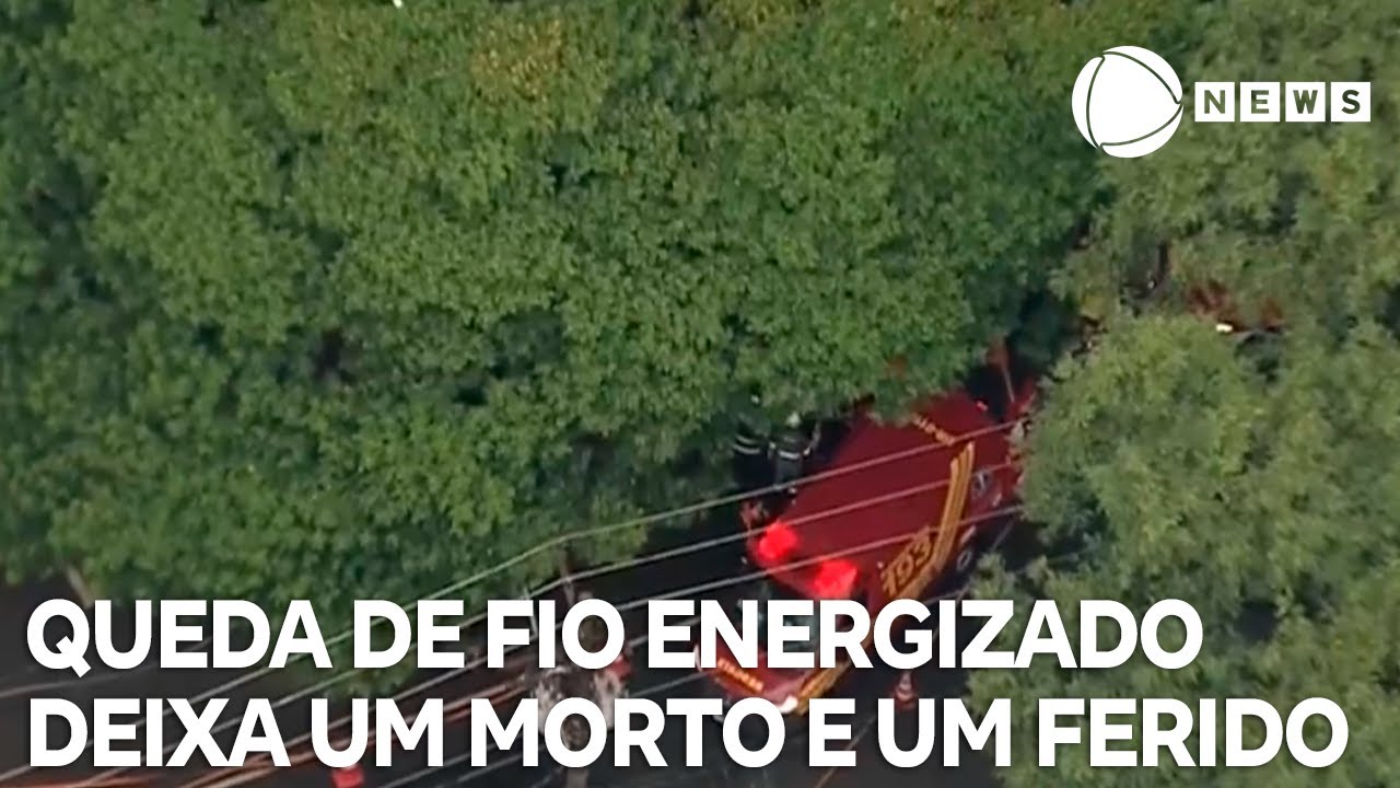 Queda de fio energizado causa uma morte após fortes chuvas em São Paulo