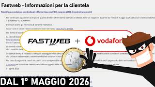 Altri aumenti di FASTWEB su RETE FISSA dal 1° Maggio 2026 | I Rimodulatori