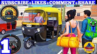 Indian Auto Rickshaw Driving Simulator 3D Gameplay | Tuk Tuk Auto Driving Game - AndroidGameplay#01 screenshot 4