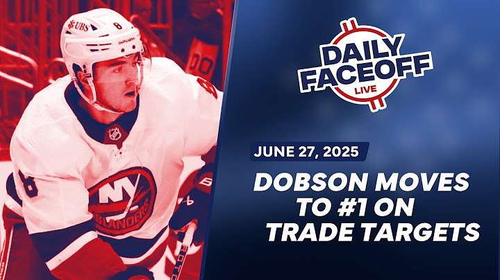 Dobson Moves to #1 On Trade Targets | Daily Faceoff LIVE w/Frank Seravalli