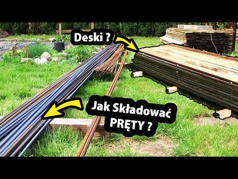 Drewno i Stal na Budowie!!! - Jak je Składować? / Budowa Domu - Fundamenty (Część 2/47)