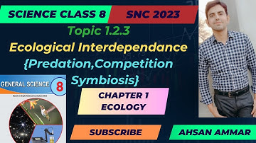 8th Class General Science Chapter 1- Ecological interdependance- Class 8 Science New Book Chapter 1