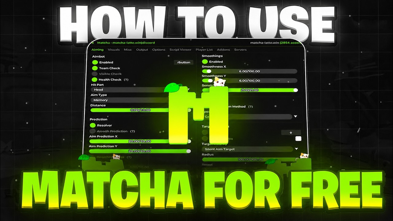 How to Use Matcha External FOR FREE *WORKING 2026* Cracked MATCHA ...