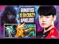 GUMAYUSI IS SO CRAZY WITH APHELIOS! - T1 Gumayusi Plays Aphelios ADC vs Ezreal! | Season 2022