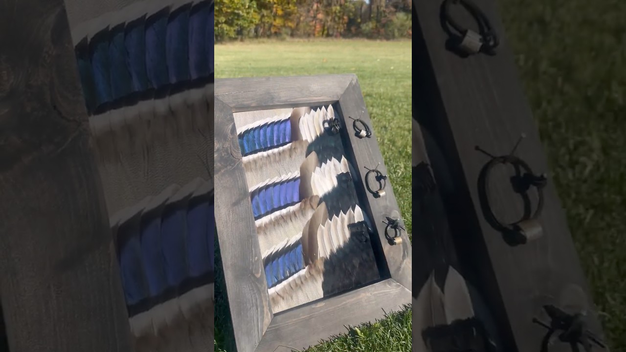 BANDED MALLARD FEATHER ART 💍💍💍🦆 