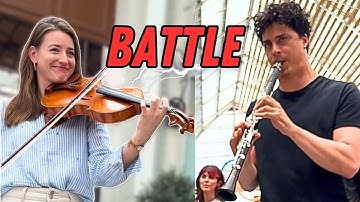 When 6 musicians meet in the subway 🤯🎻Vivaldi Winter Clarinet