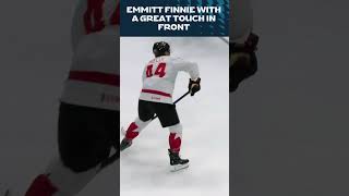 Emmitt Finnie with a great touch in front! 🇨🇦🔥 | 2026 #MensWorlds
