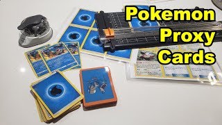 Make Your Own Pokemon Proxy Cards Youtube