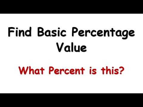 1.2.2 Find Basic Percentage Value