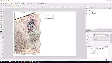 Adding legend to print layout in QGIS