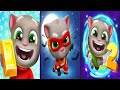 Talking Tom Gold Run Vs Talking Tom Hero Dash Vs Talking Tom Time Rush Android iOS Gameplay 