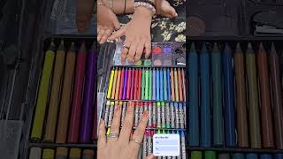 Drawing box 150 piece #viral #trending #summer #play #diy #pen  #drawing  #shorts #drawingforkids