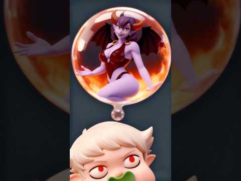 PurpleAI YouTube ad: 【Demon Lord Baby】EP 8 :👶 Demon Baby Summons His Powerful General... into a DOLL?! 😂💥