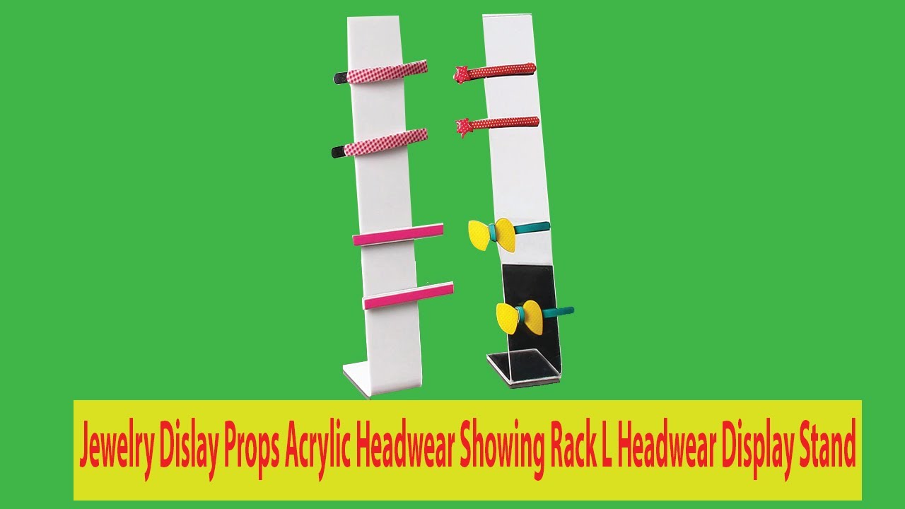 Jewelry Dislay Props Acrylic Headwear Showing Rack L Headwear Display