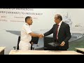 Handing over ceremony of iac 1 vikrant to indian navy