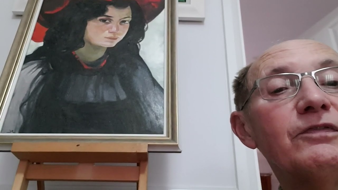 The Girl with the Red Hat by Michael Velychko