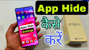 Moto Edge 50 Pro Apps Hide Kaise Karen | How To Apps Lock in Moto Edge 50 Pro |