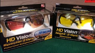 HD Vision Special Ops and Night Ops Glasses