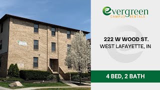 4-Bedroom Apartment in West Lafayette | 222 W Wood St. | Unit 3 4-Bedroom Apartment in West Lafayette | 222 W Wood St. | Unit 3