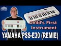 Yamaha REMIE PSS-E30 Portable Keyboard | The Happy Keyboard for Children