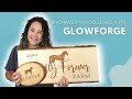 Engraving Wood Slab Barn Signs with Glowforge | Lisa Potts Designs