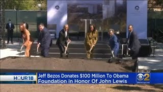 Celebrity Bezos Donates $100 Million To Obama Foundation Net Worth