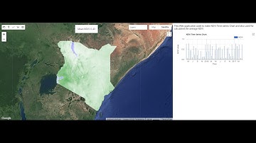 🛑 Creating a Graphical User Interface with Google Earth Engine web application for NDVI analysis