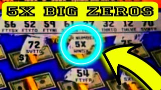 5 TIMES BIG ZEROS - BIG WIN #lottery #gambling