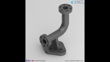 CREO Advance Part Modeling Practise | CAD | CATIA | Sweep | Extrude | Pattern | CS CAD TECHNOLOGIES