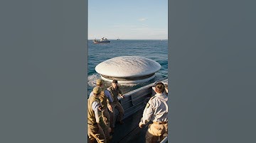 Incredible close up footage of a UFO rising from the ocean near the coast of Iran!
