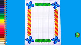 como hacer caratulas para cuadernos bonitos y fáciles