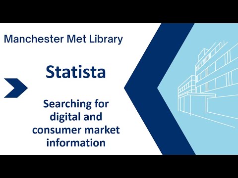 Statista: searching for digital and consumer market information