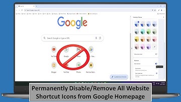 How to Permanently Disable/Remove All Website Shortcut Icons from Google Homepage