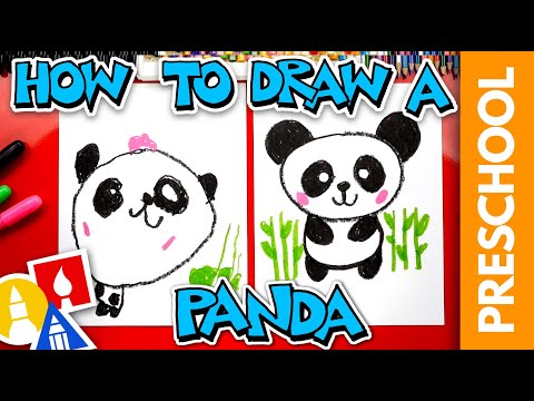 How To Draw A Panda - Preschool