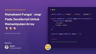 #CriesInJavaScript: Memahami Fungsi Array Map Pada JavaScript
