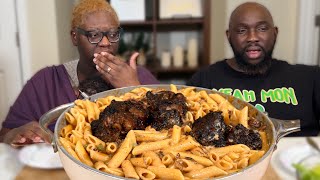 Our Daughter is Officially Gone… Oxtail Rasta Pasta Mukbang | Family Dinner & Real Talk
