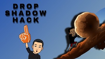 quick tutorial drop shadow effect in Canva