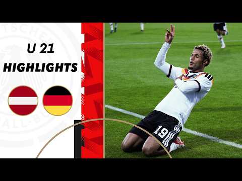 Brunner dazzles on debut after just one minute! | Latvia vs Germany | U-21 EURO Qualifier Highlights